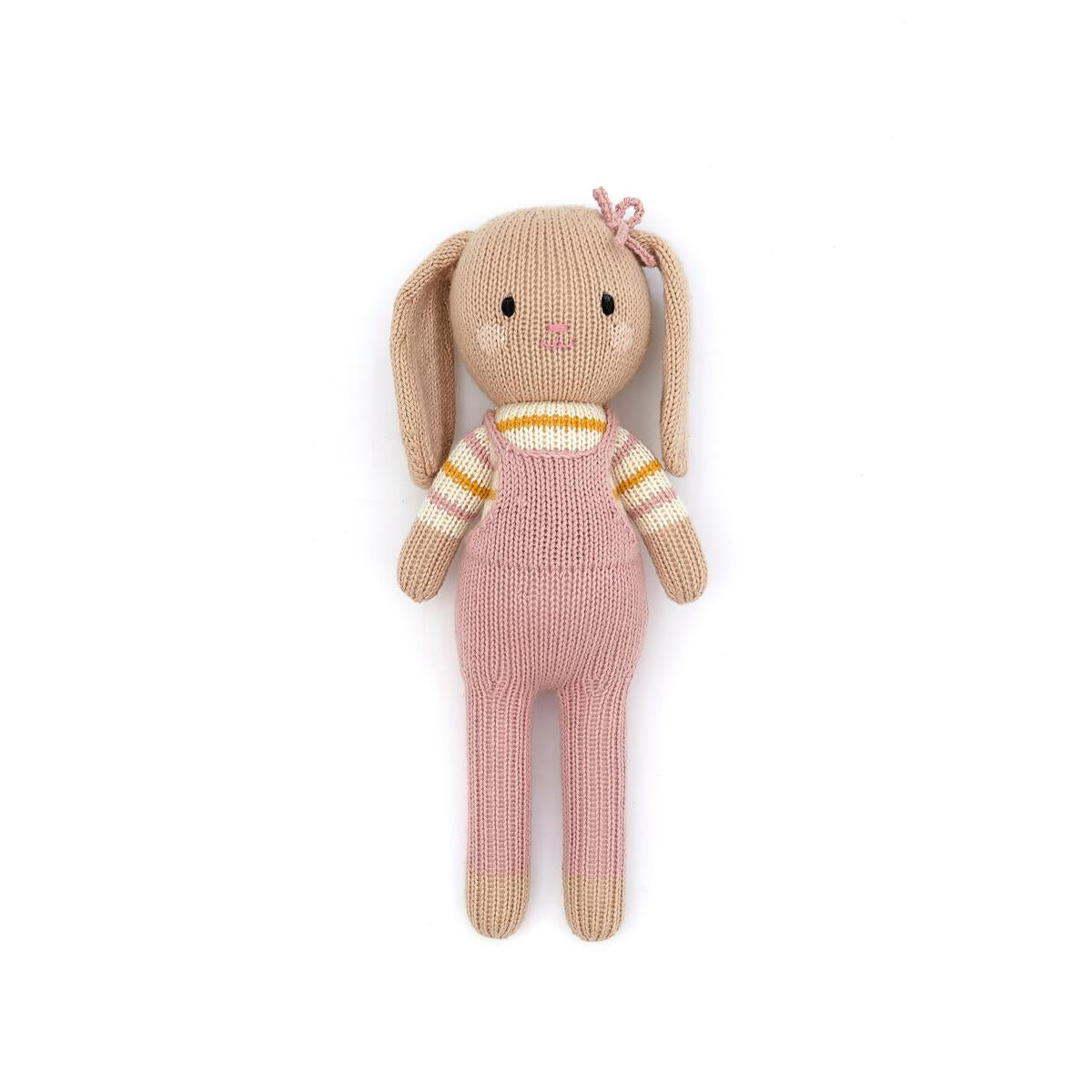 Load image into Gallery viewer, Pia the Bunny in Pink Overall
