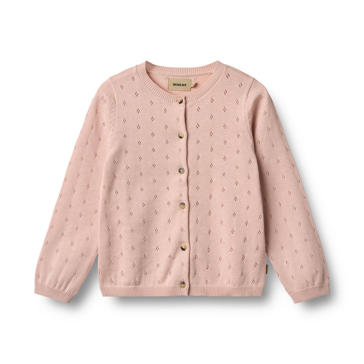 Mae Knit Cardigan in Light Mauve