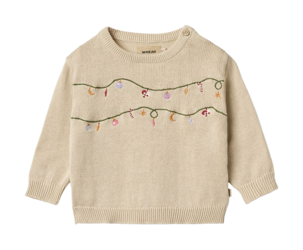 Embroidered Ornaments Sweater - Baby
