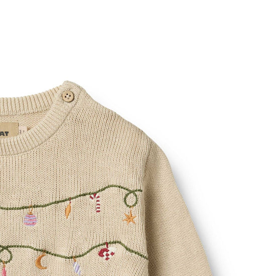 Embroidered Ornaments Sweater - Baby