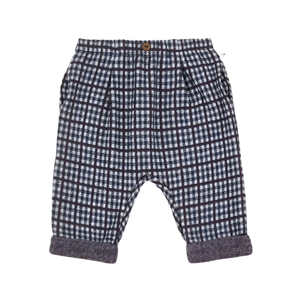 Simon Blue Check Pants