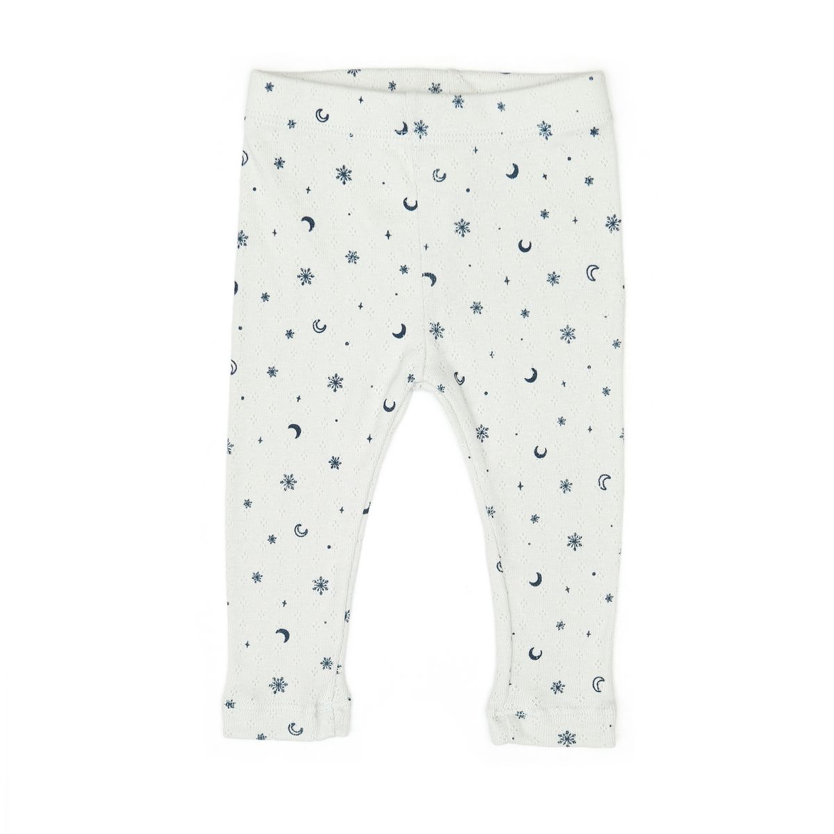 Blue Snowflakes Pointelle Pants