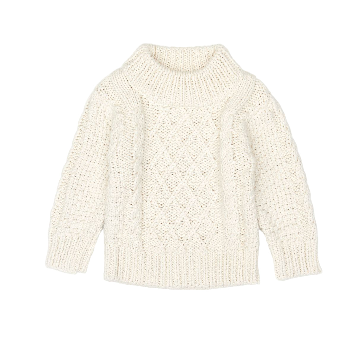 Natural Braided Sweater