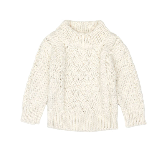 Natural Braided Sweater