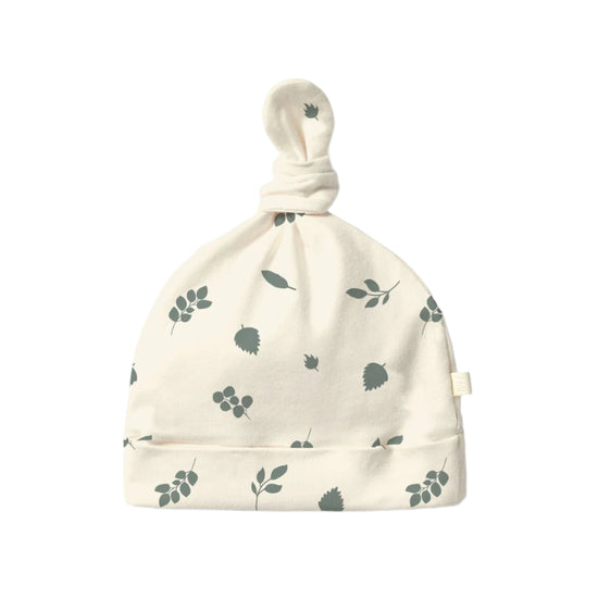 Twilight Leaf Knot Hat