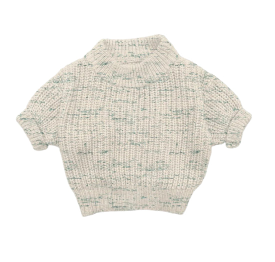 Moss Speckle Knit Sweater