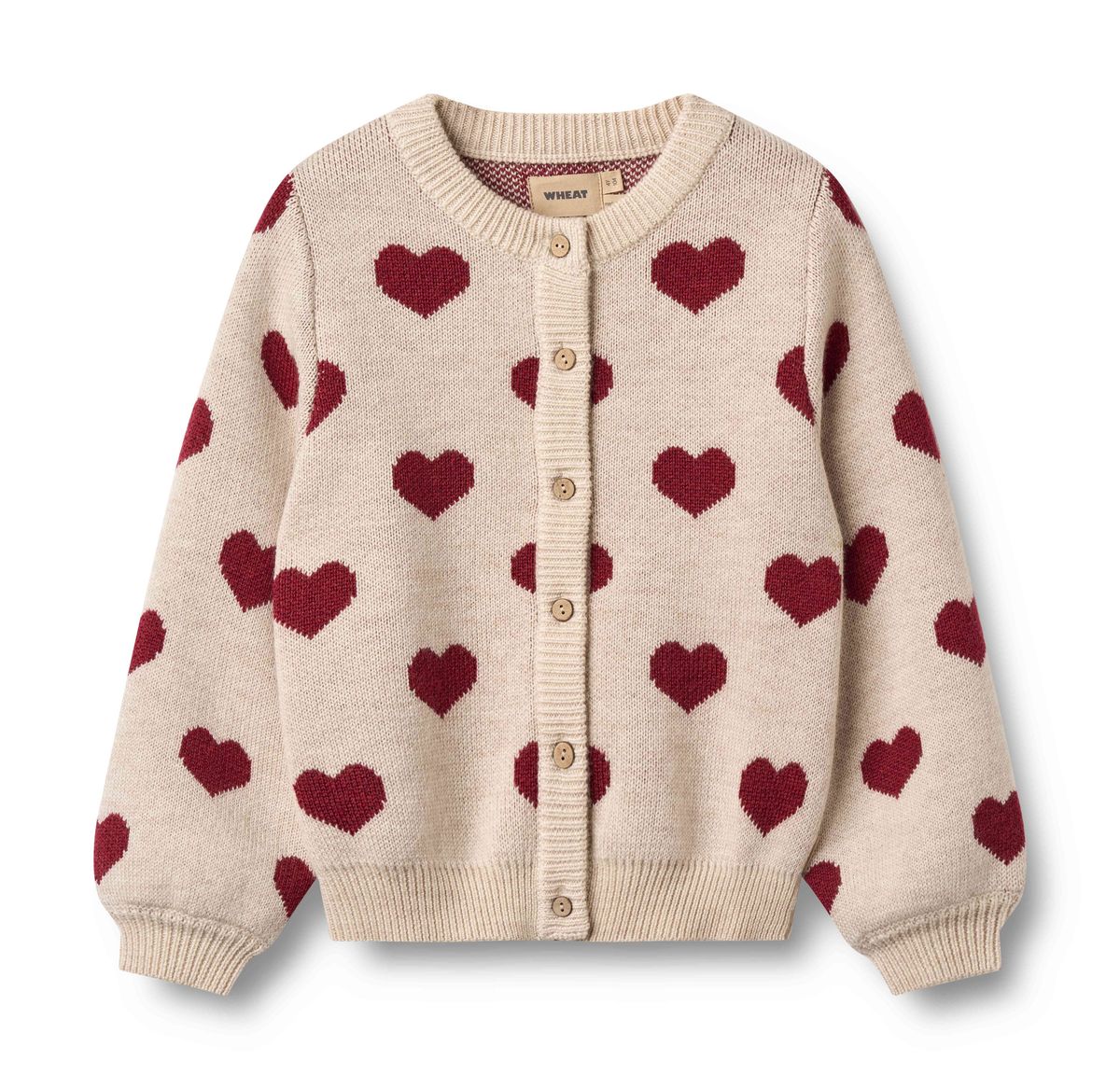 Wool Hearts Cardigan