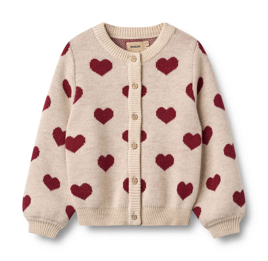 Wool Hearts Cardigan