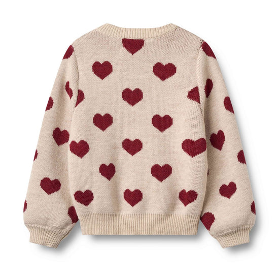 Wool Hearts Cardigan
