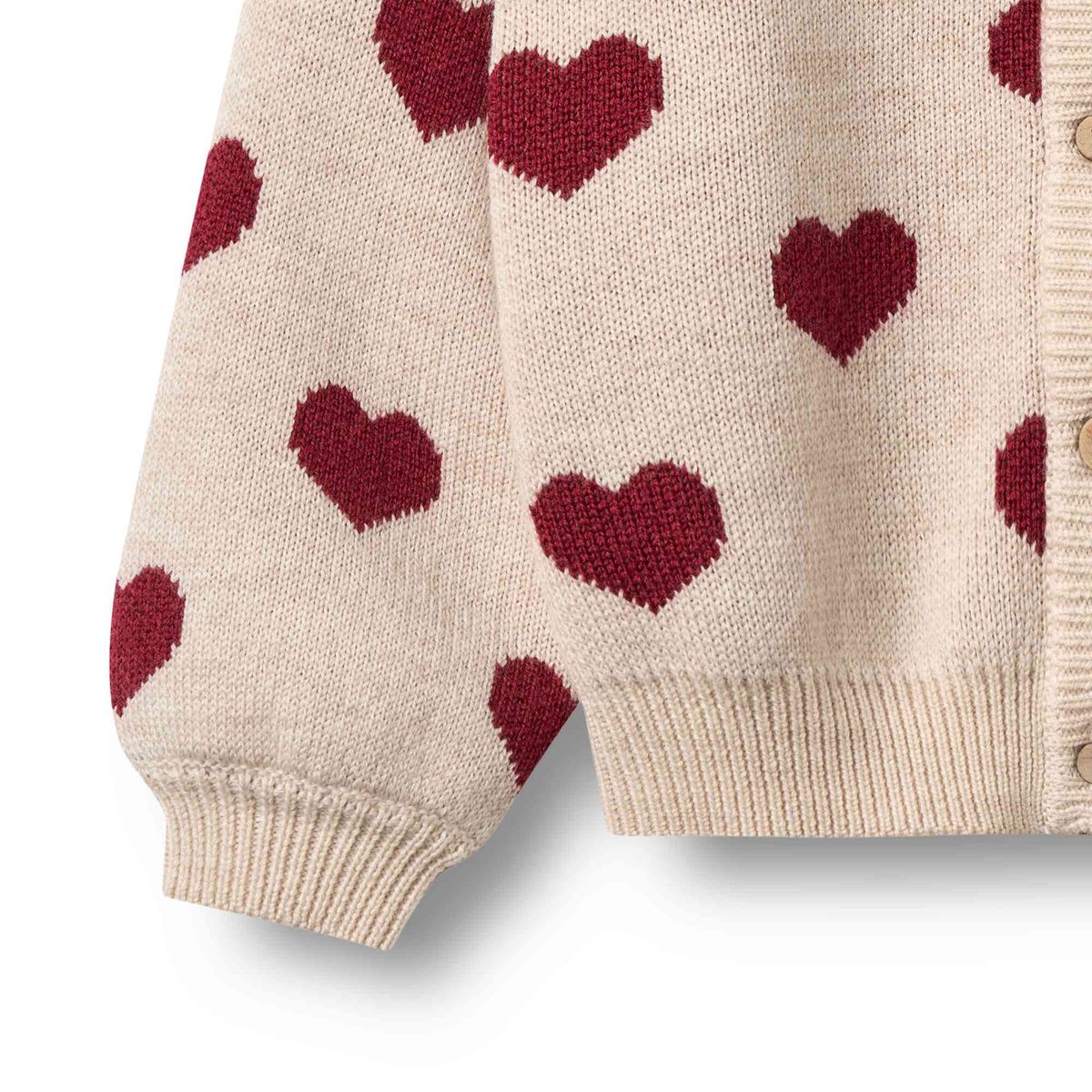 Wool Hearts Cardigan