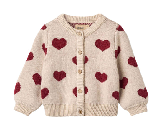 Wool Hearts Cardigan