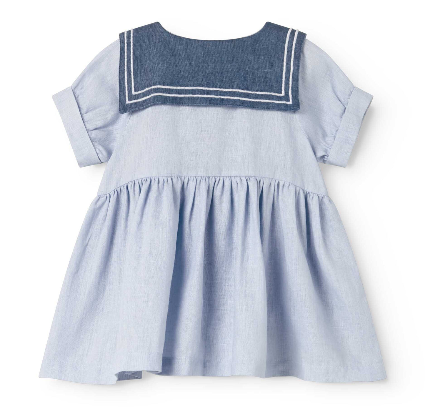 Blue Mist Linen Dress