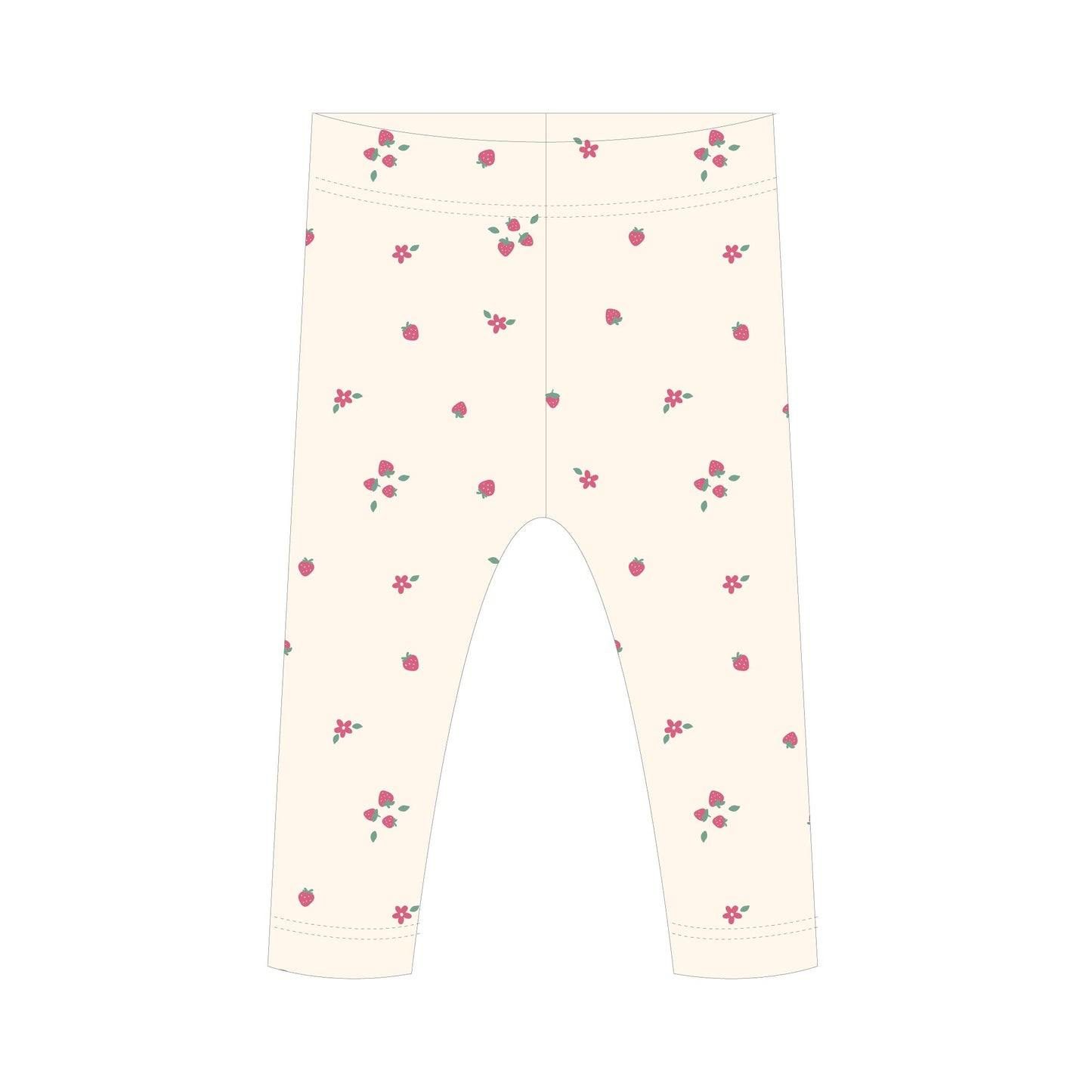 Strawberry Pointelle Legging