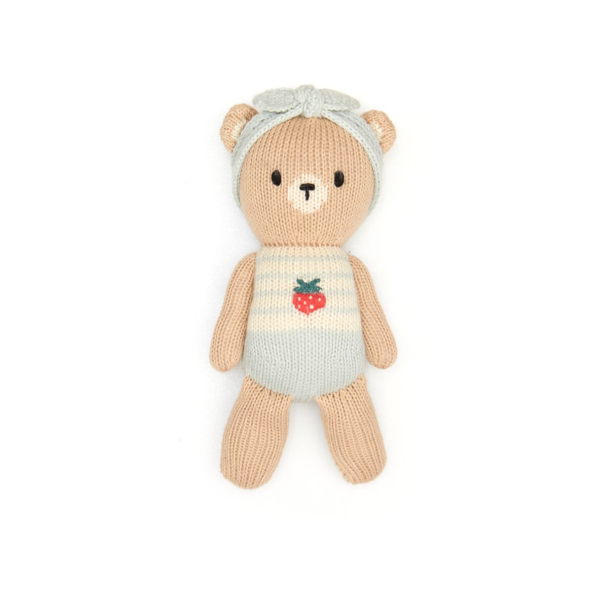 Baby Bear - Blue Strawberry Stripe