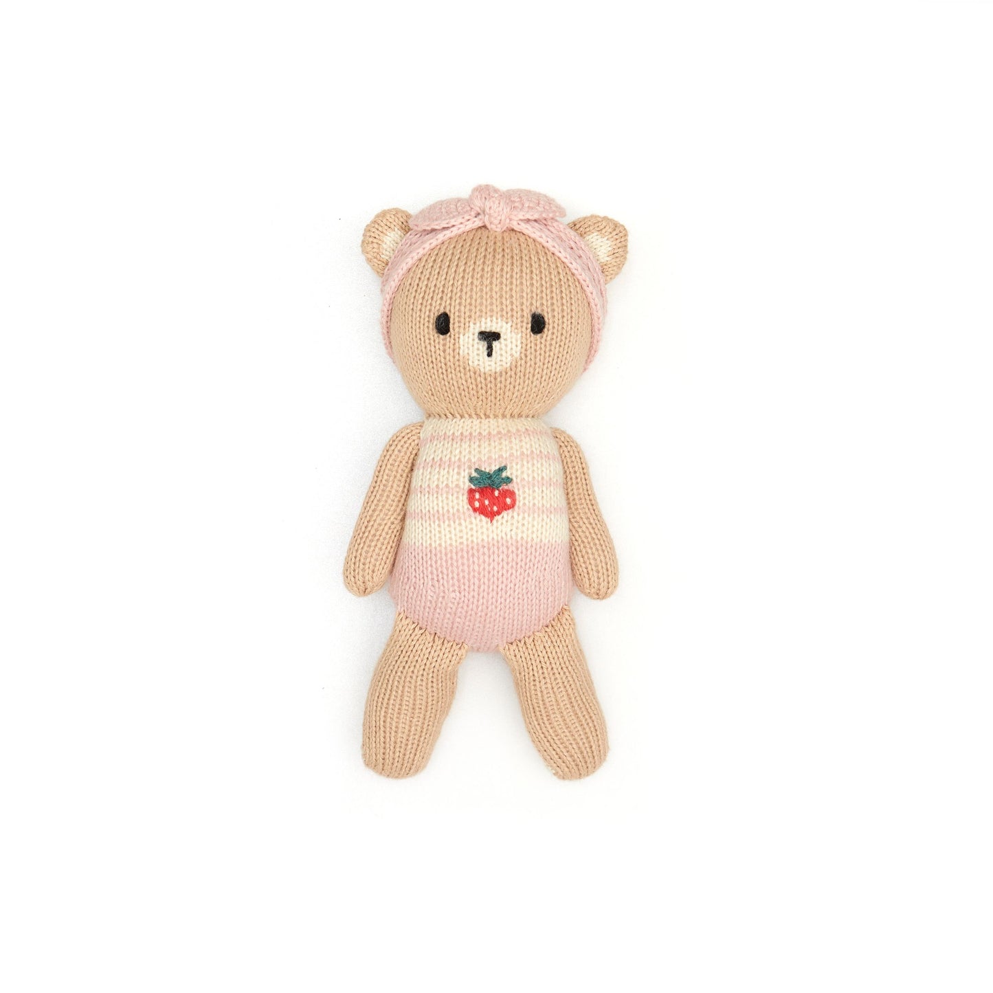 Baby Bear - Pink Strawberry Stripe
