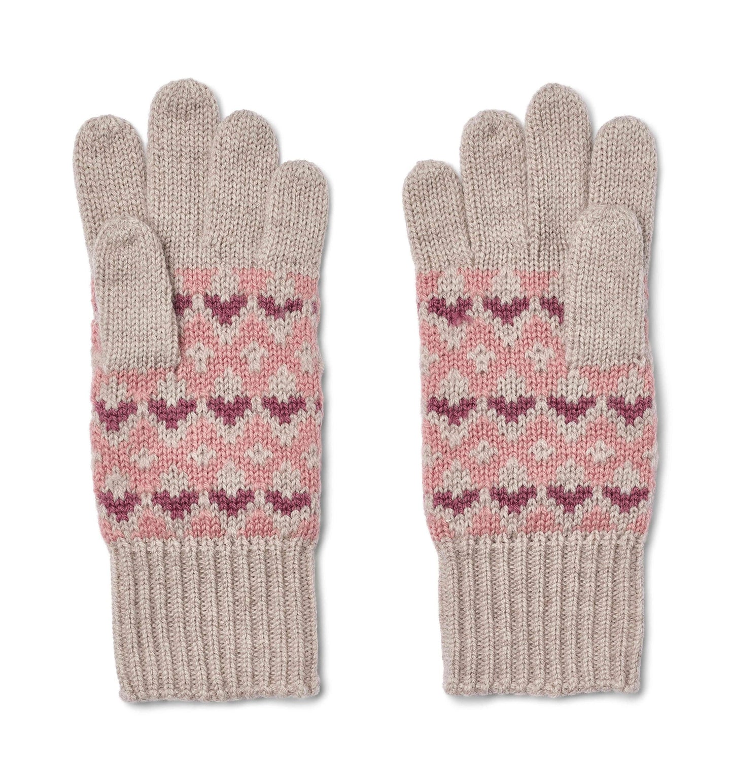 Bobbi Finger Gloves - Pinks