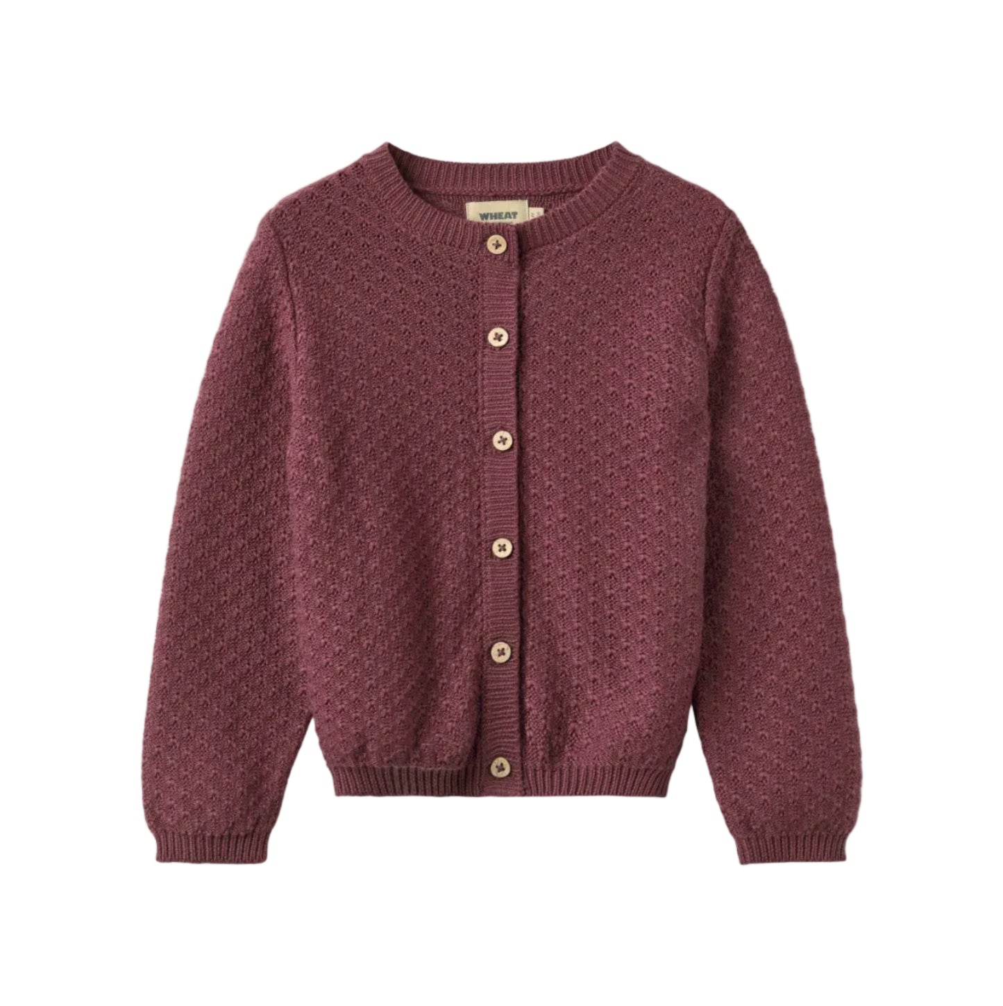 Magnella Eggplant Cardigan