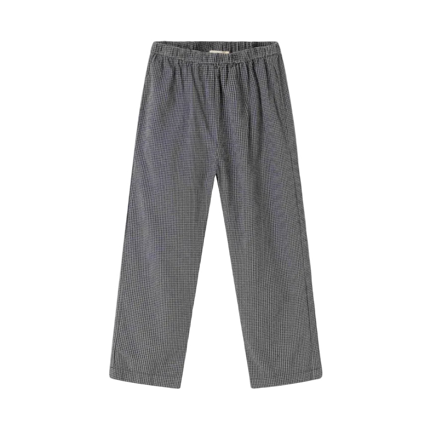 Pigeon Blue Check Panto Pants