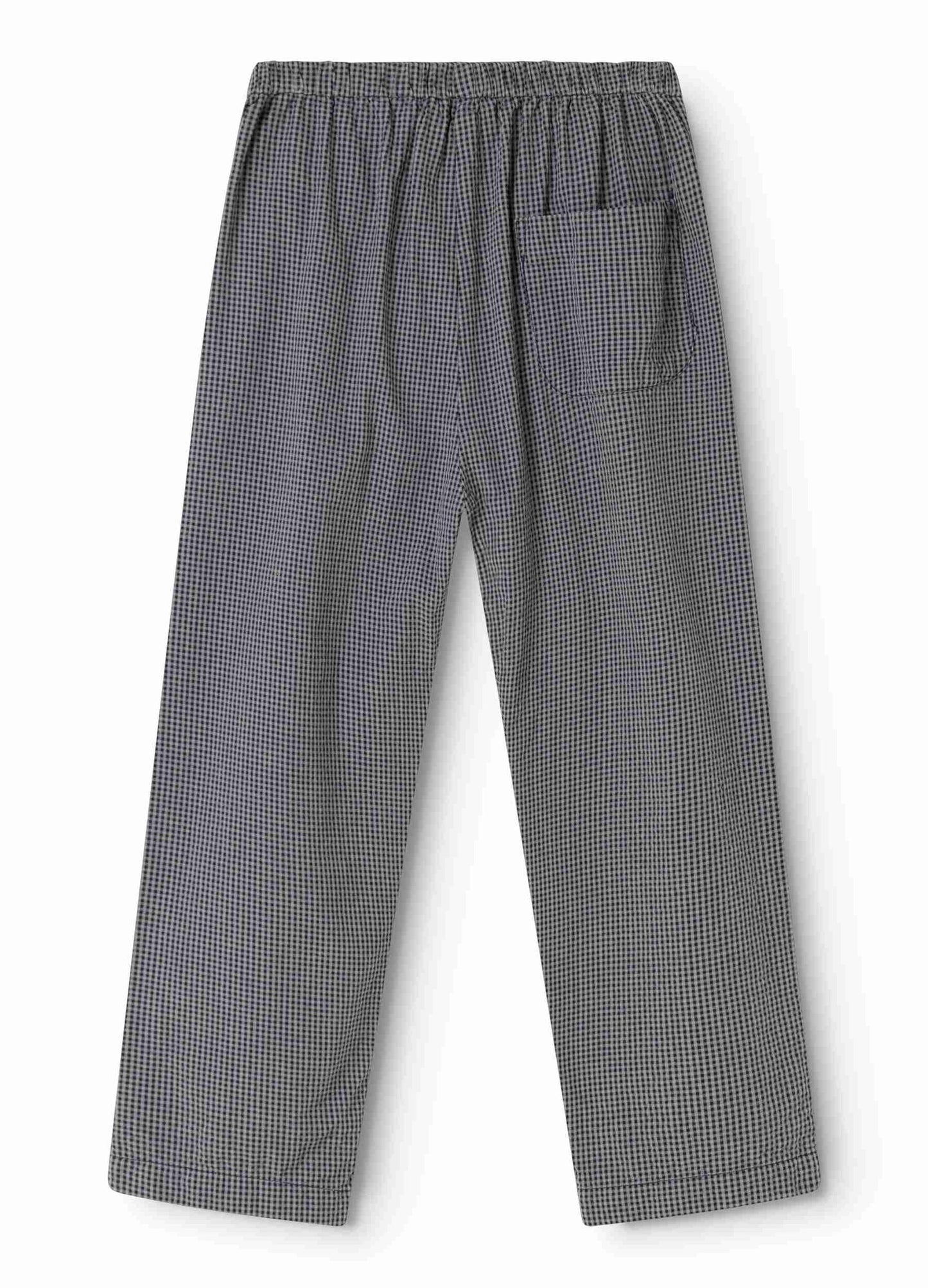 Pigeon Blue Check Panto Pants
