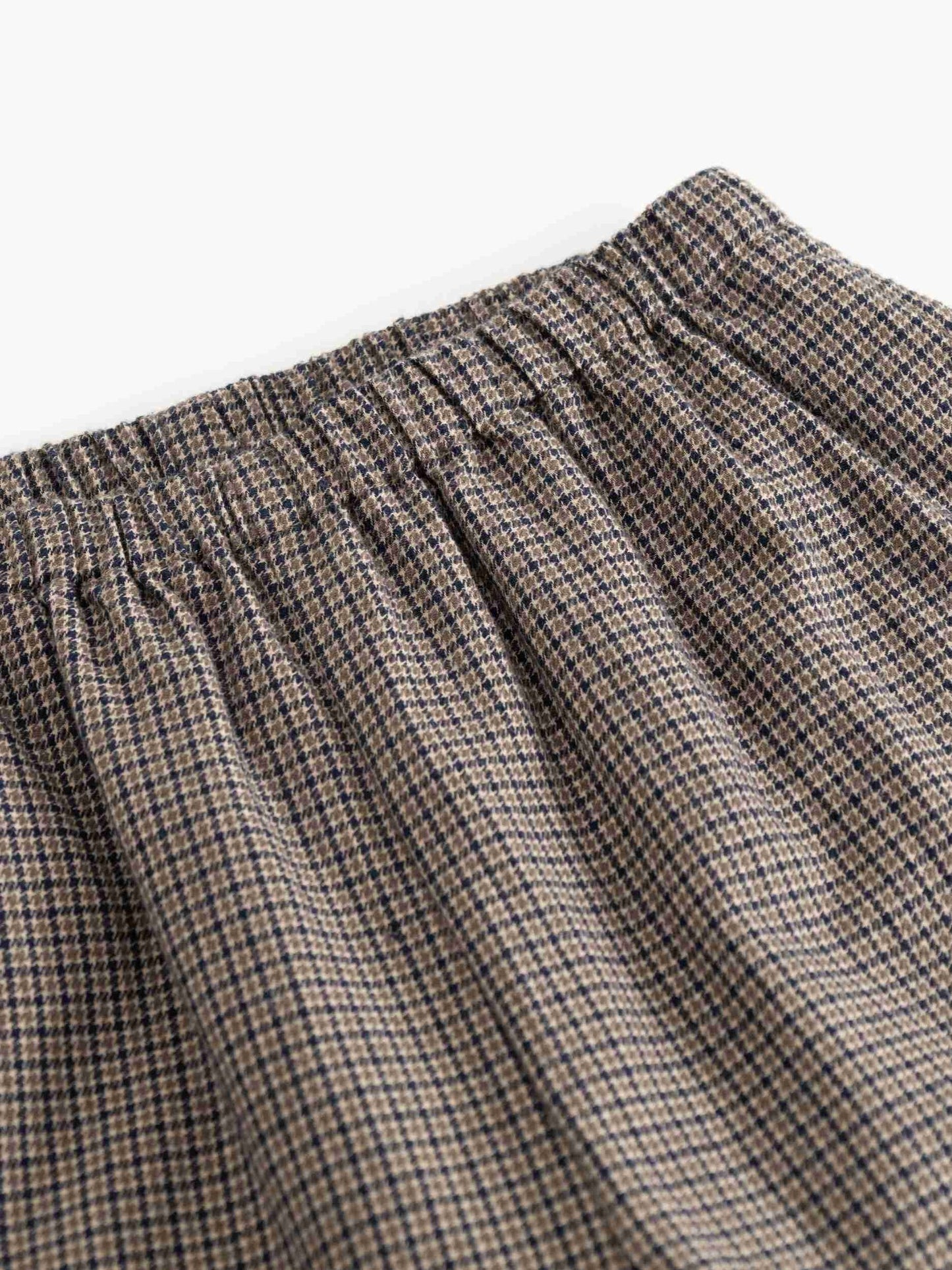 Houndstooth Check Panto Pants