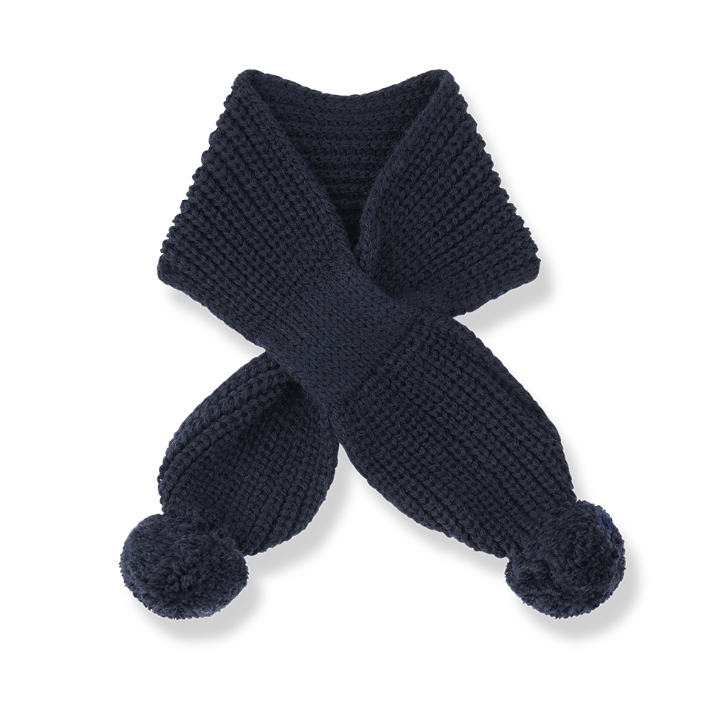 Navy Bruna Scarf