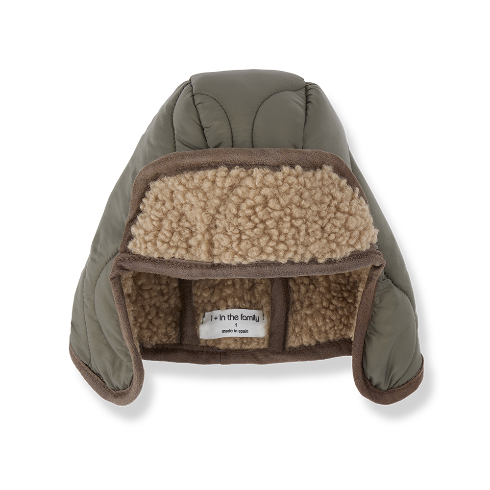 Khaki Green Quilted Hat