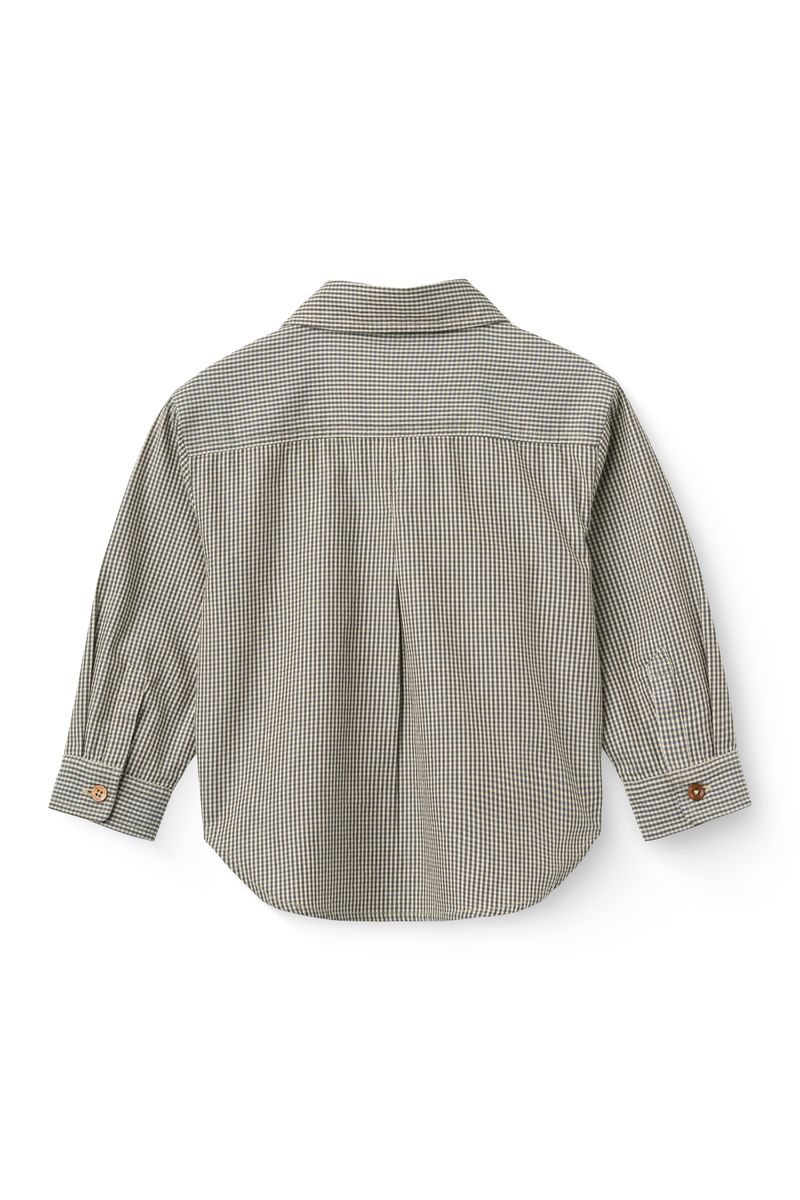 Classic Brown Check Button Shirt