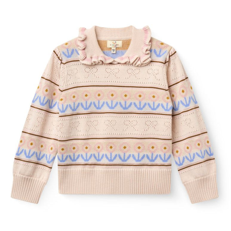 Daisy Ruffle Sweater