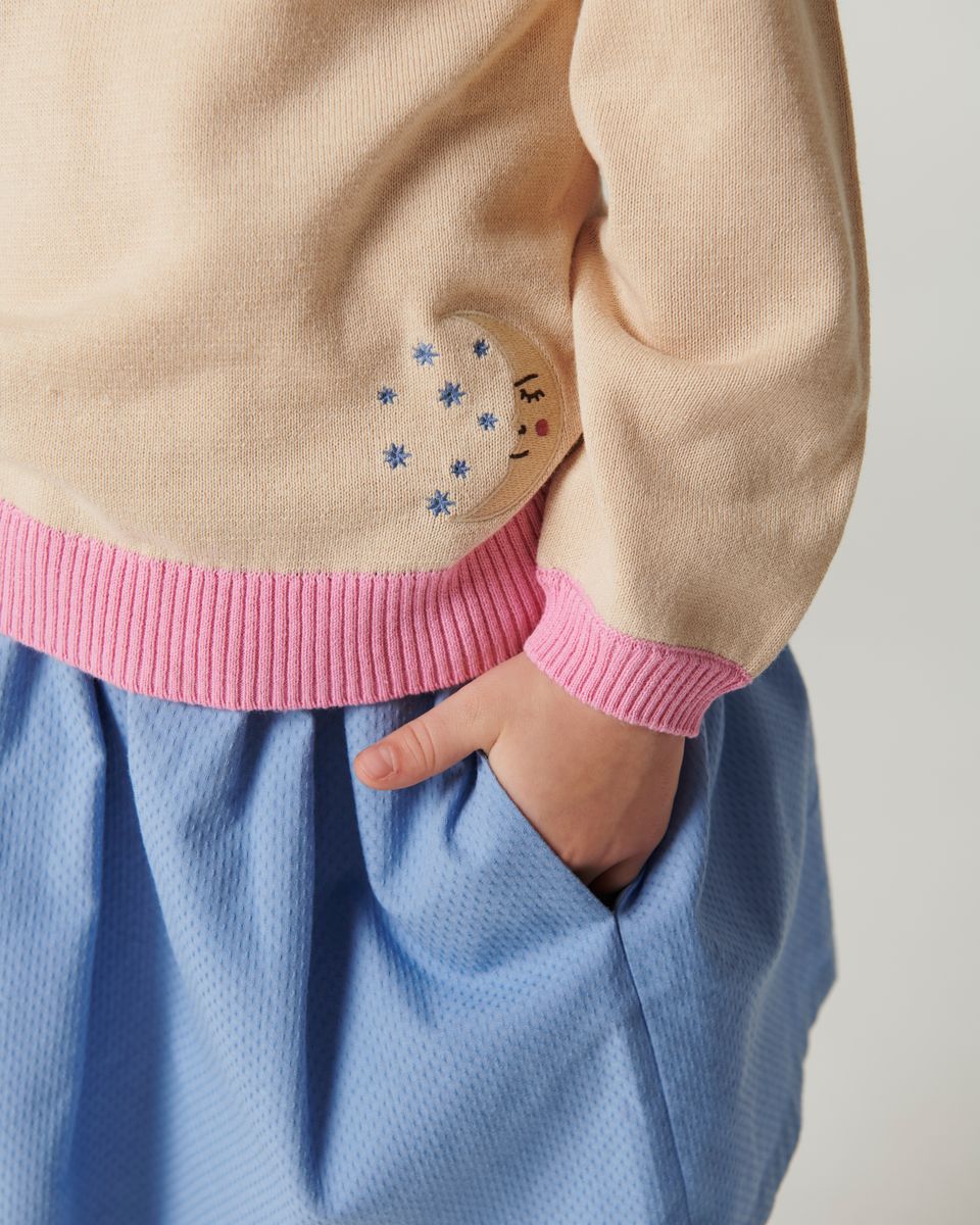 Color Pop Knit Polo Sweater