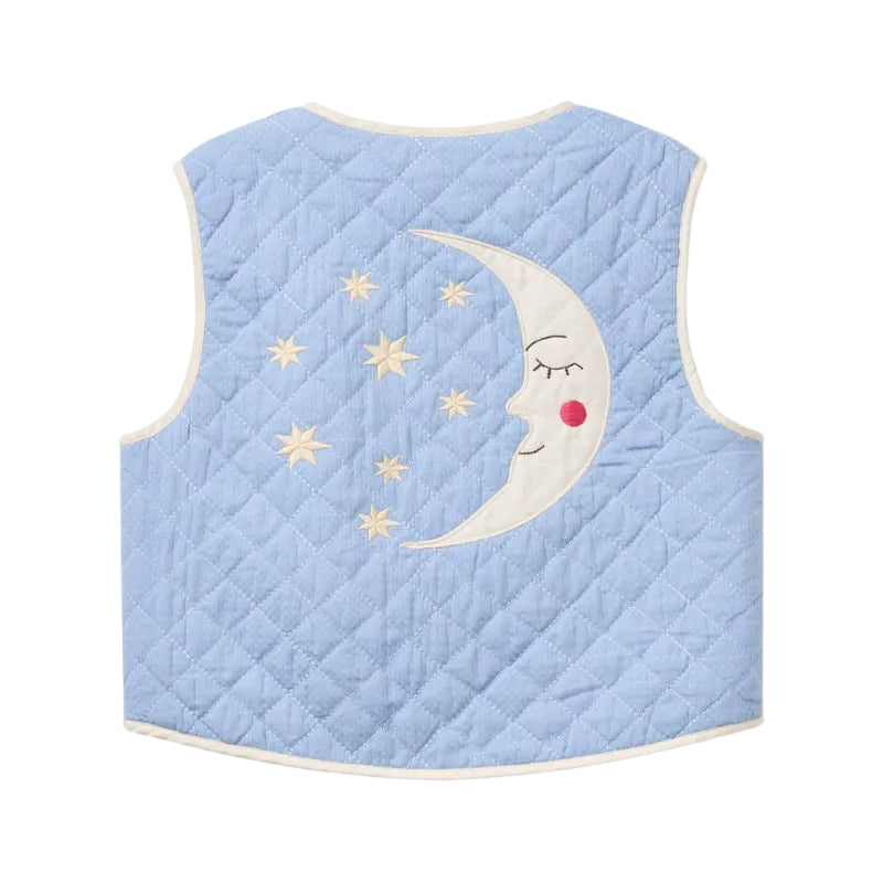 Moon & Star Quilted Vest