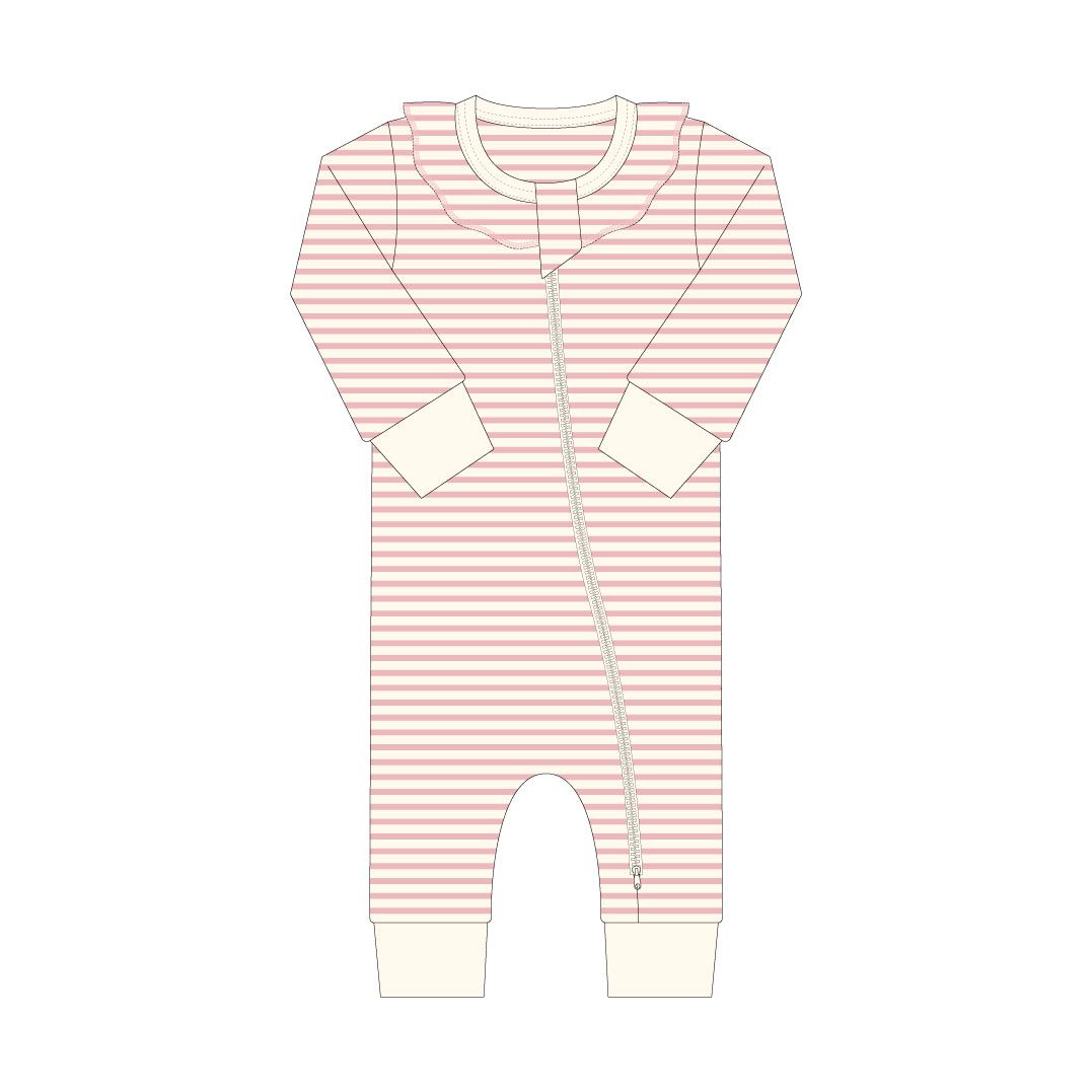 Ballerina Rose Stripe Jumpsuit
