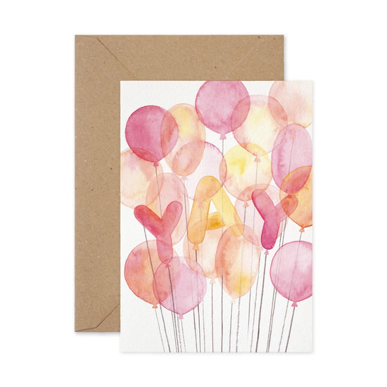 Load image into Gallery viewer, Yay! Balloons Card

