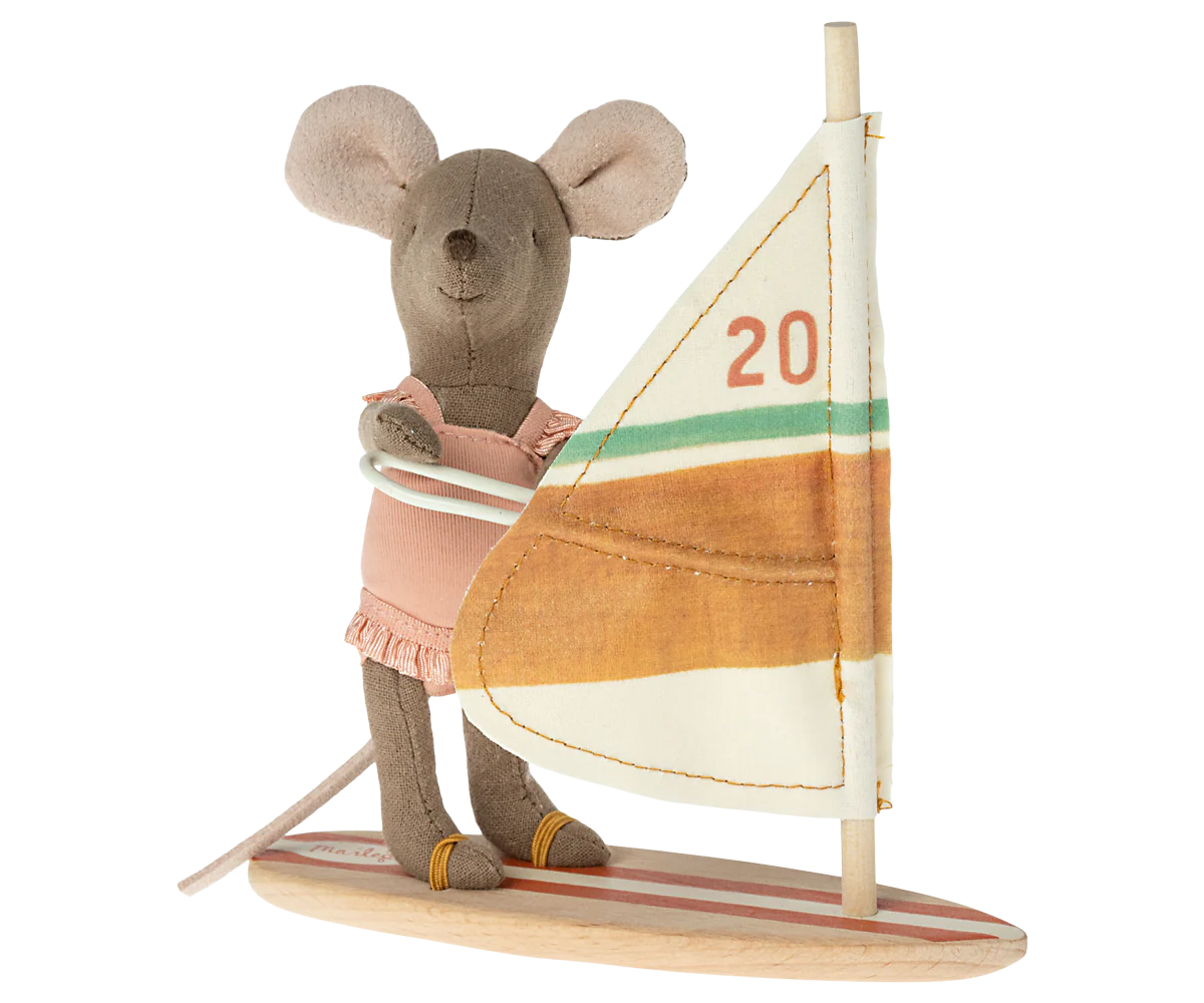 Little Sister Surfer Beach Mouse