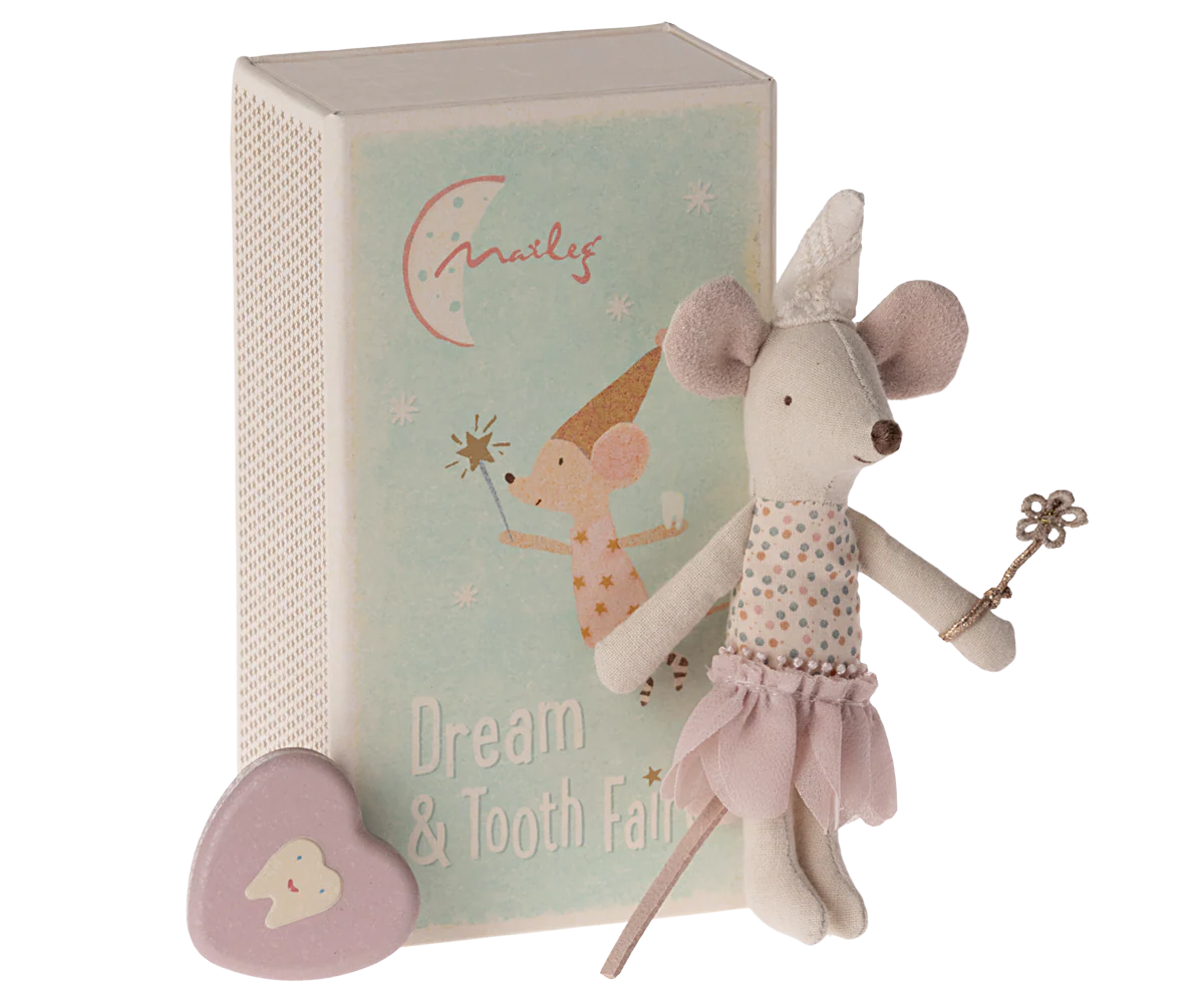 Tooth Fairy Mouse - Little Sister in Box