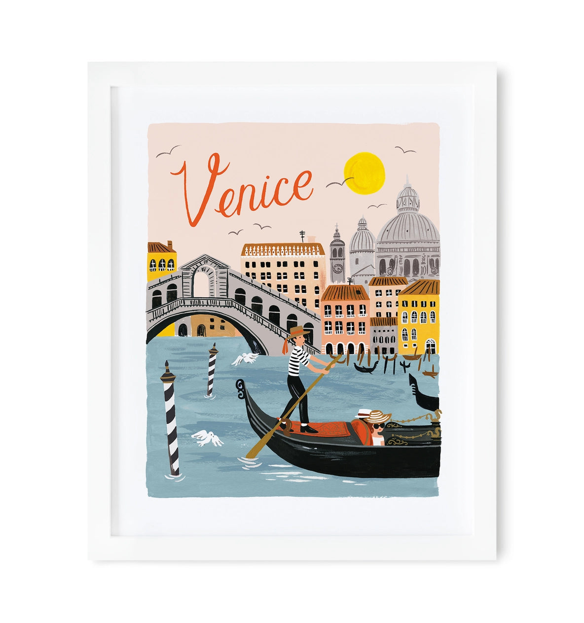Venice World Traveler Art Print
