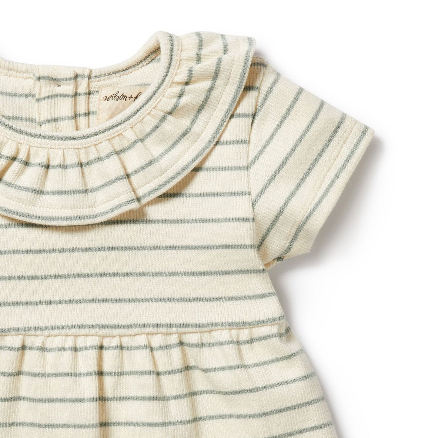 Petit Ruffle Dress in Sage