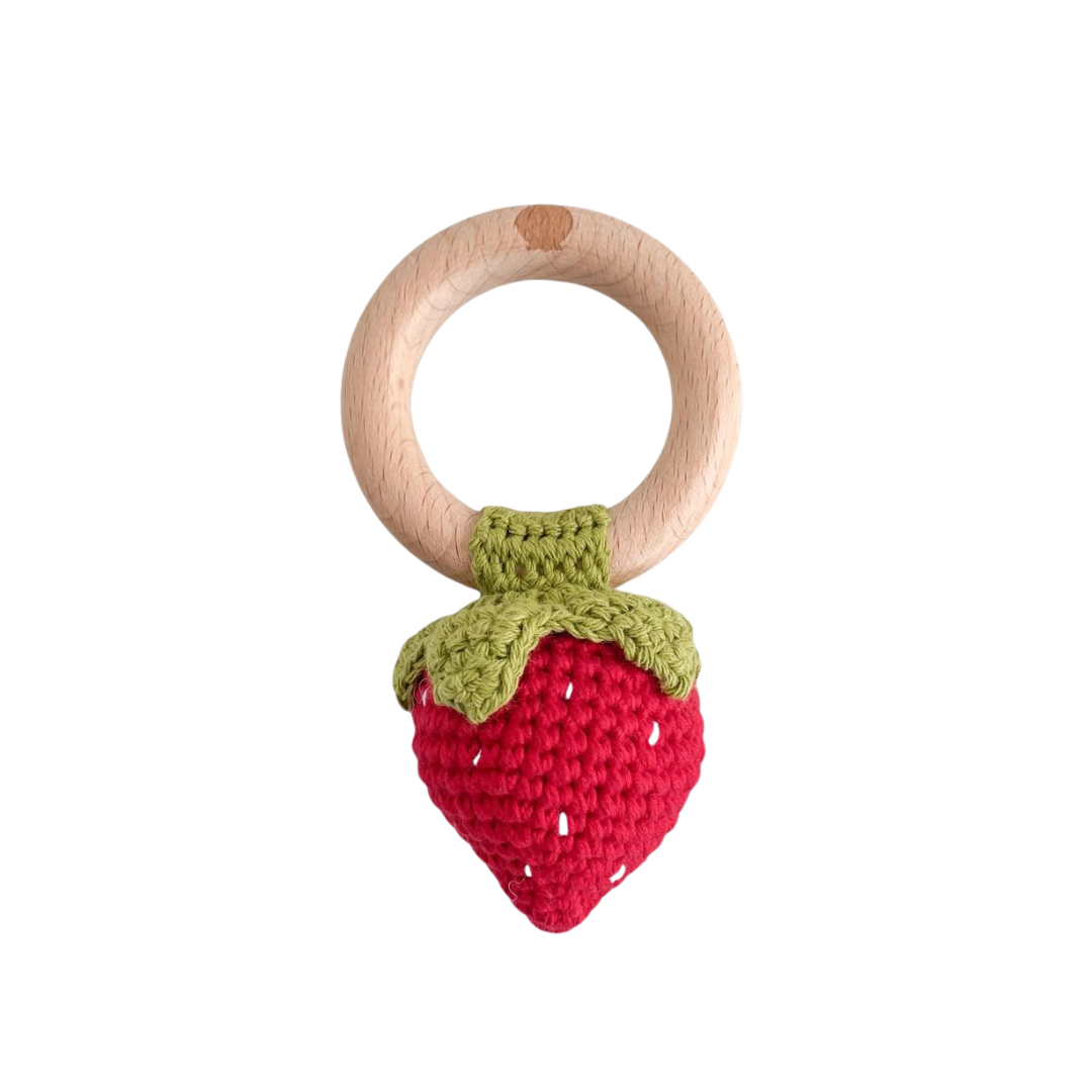 Red Strawberry Rattle