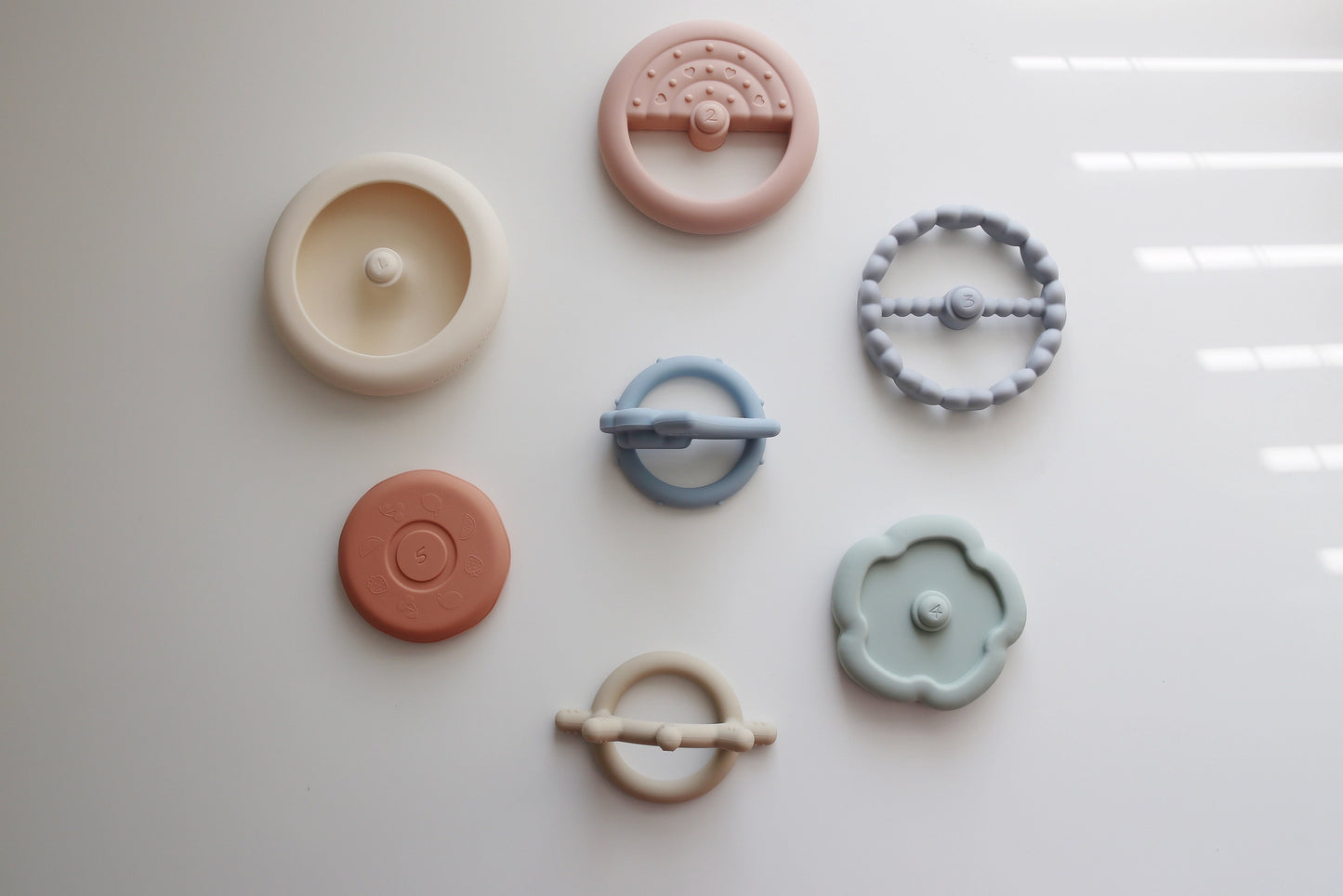 Silicone Stacking Teething Ring Toy