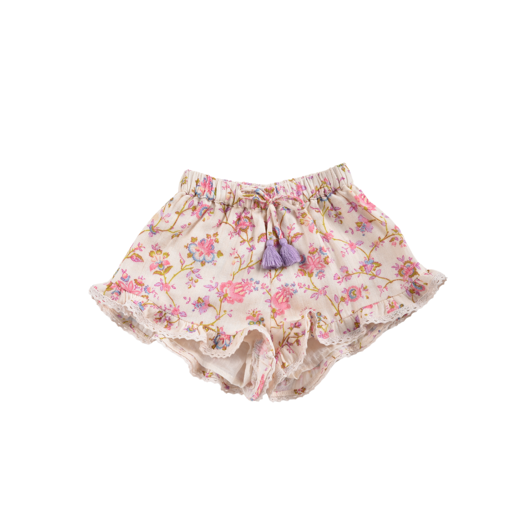 Vallaloid Gauze Shorts in Bucolia Fields
