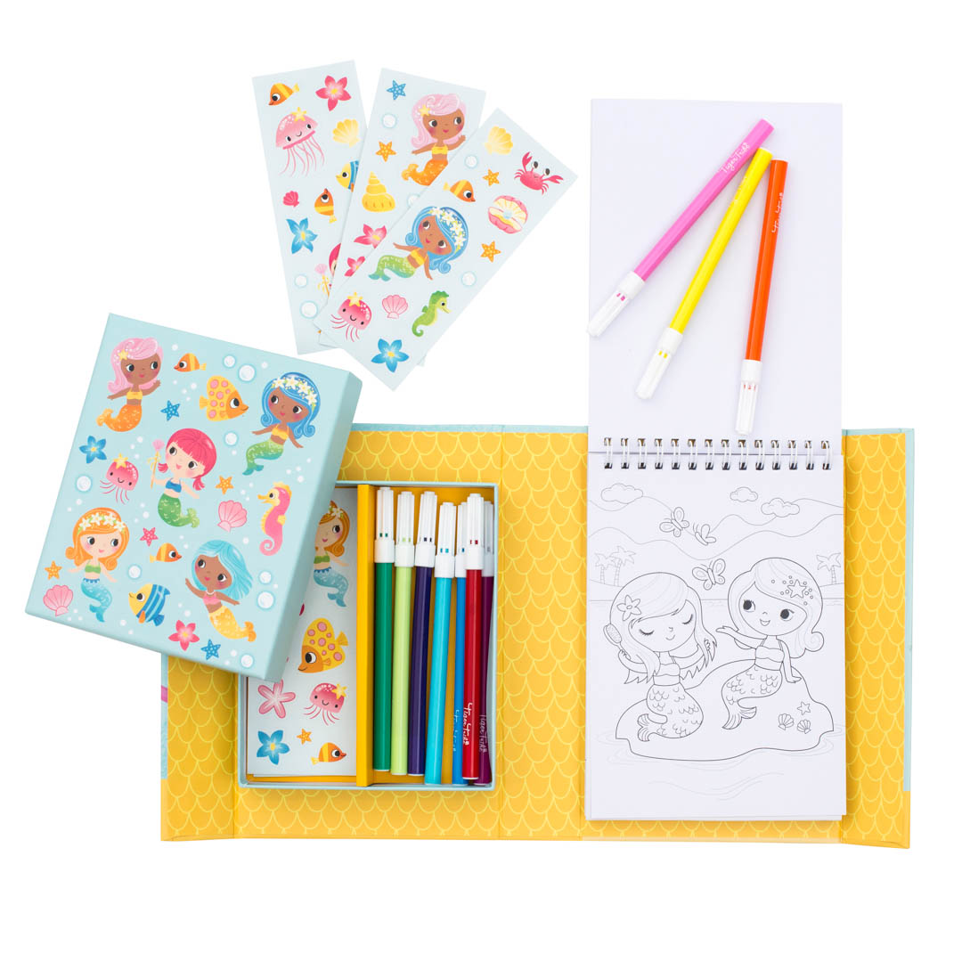 Mermaid Sticker & Coloring Set