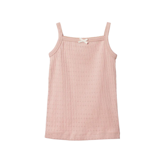 Pointelle Camisole in Rose Bud
