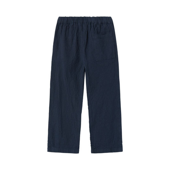 Dark Blue Stripe Pants - Toddler