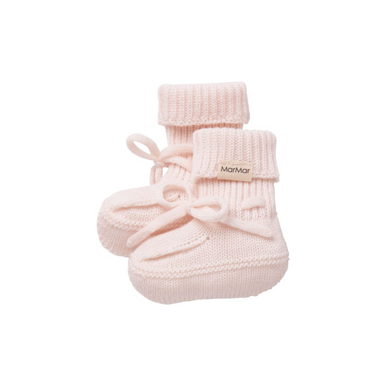 Rose Quartz Knit Booties