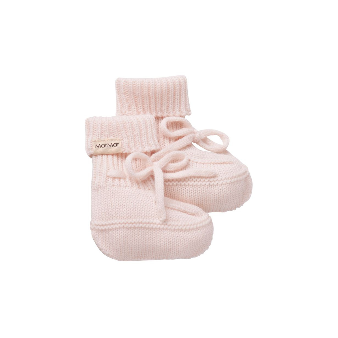 Rose Quartz Knit Booties