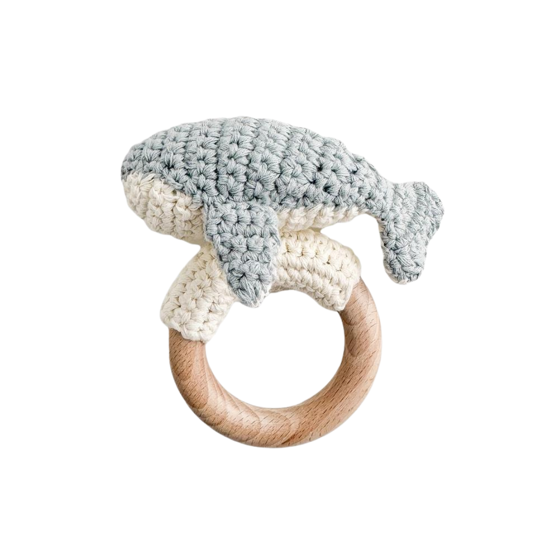 Crochet Whale Rattle