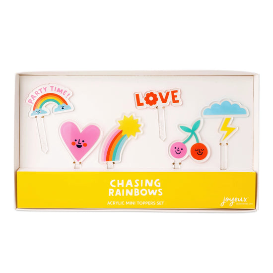 Chasing Rainbows Acrylic Mini Topper Set