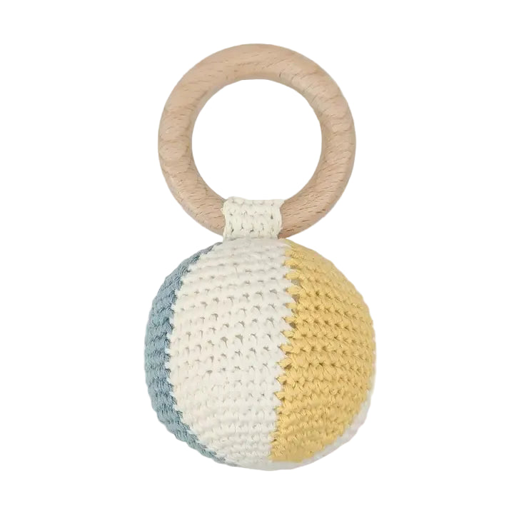 Crochet Beach Ball Rattle
