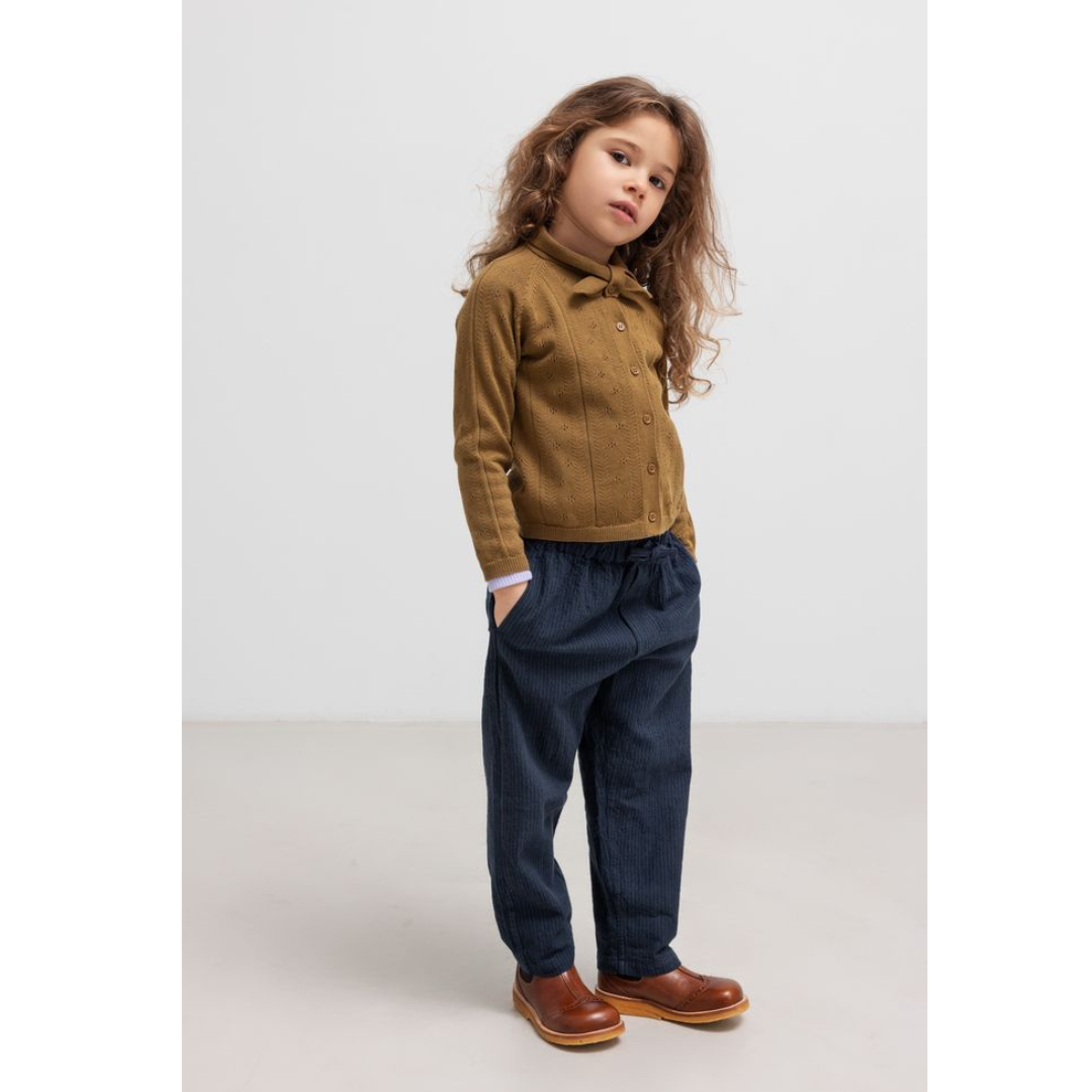 Dark Blue Stripe Pants - Toddler