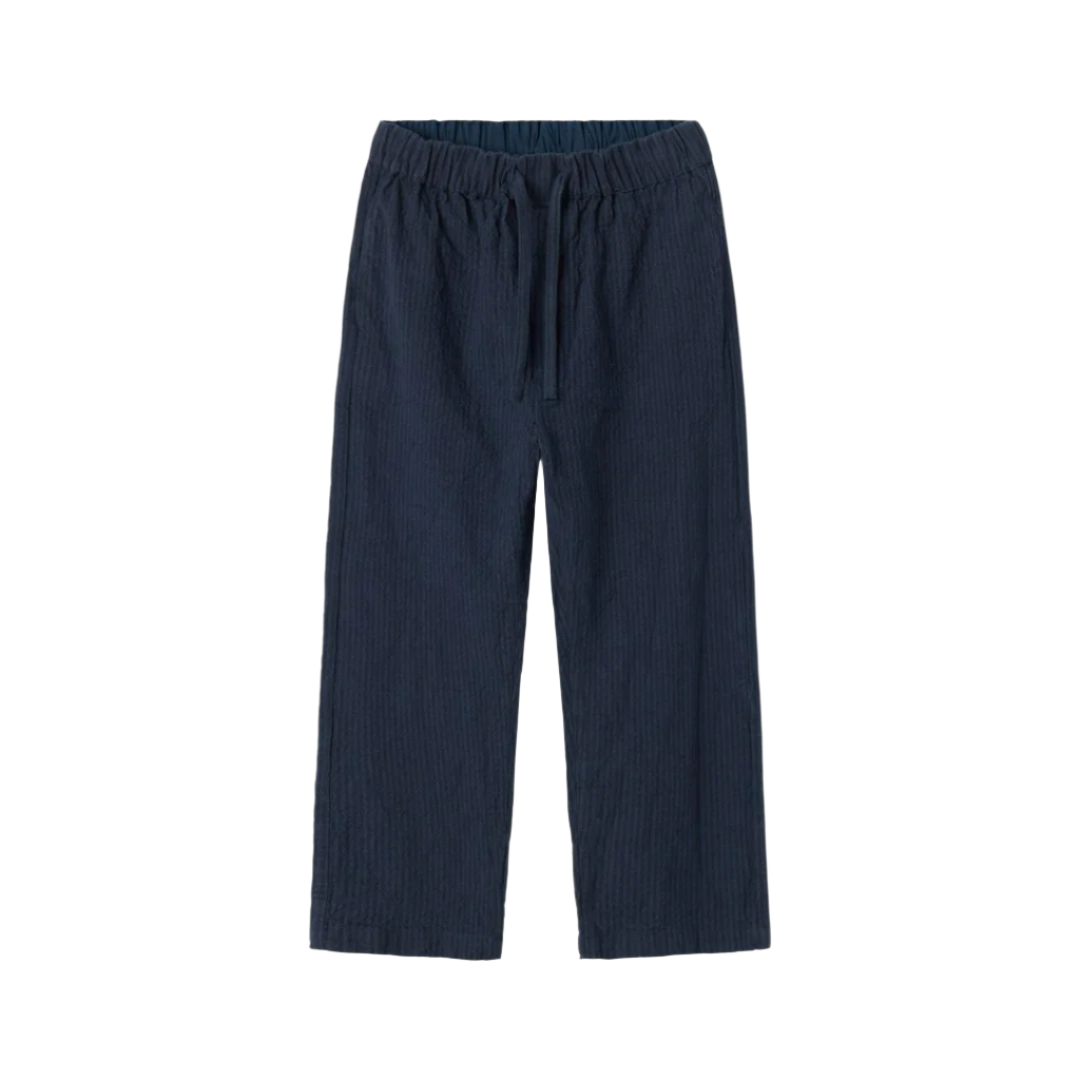 Dark Blue Stripe Pants - Toddler