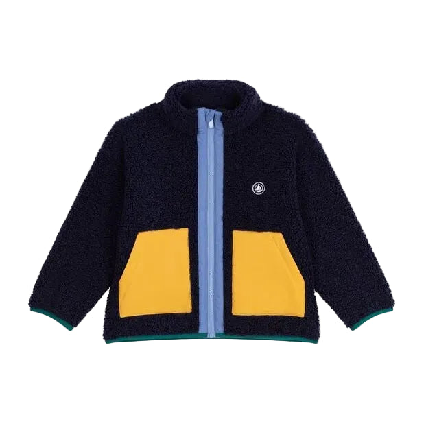 Colorblock Sherpa Jacket - Kid